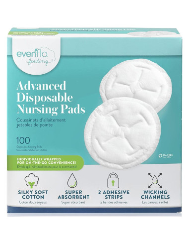 Almohadillas Desechables para Lactancia Evenflo 100 Unidades