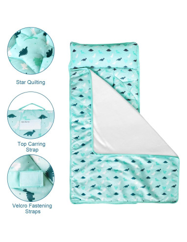 Colchoneta para Siesta Niños 127x53 cm Suave y Acogedora