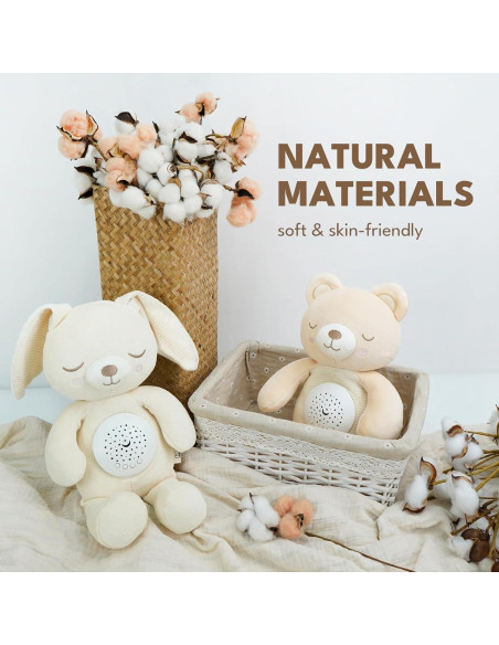 Animal de Peluche Musical Cottonbebe con Luz Nocturna 33cm