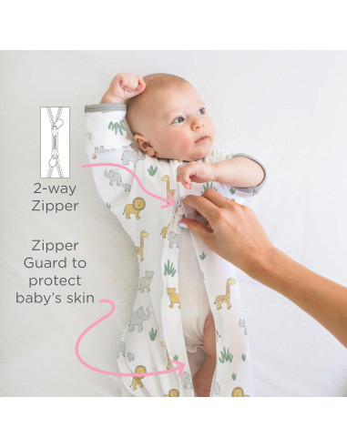 Saco de Envoltura Transicional Bebé Asombroso Mediano 3-6 Meses