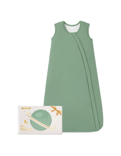 Saco de dormir para bebés 1.0 Tog Bambú 12-18 meses Verde
