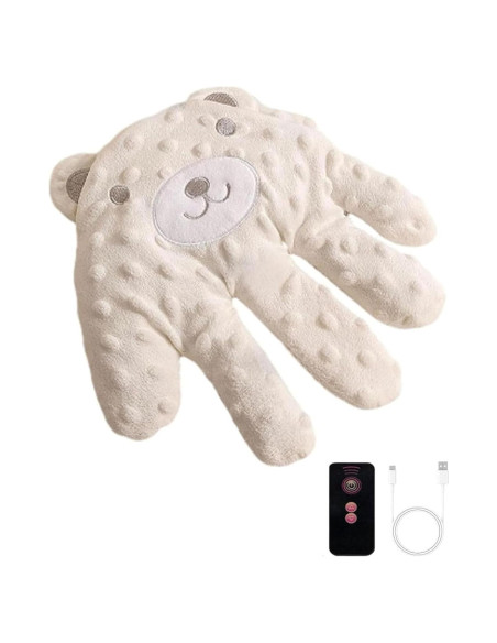 Palma Calmante Eléctrica para Bebés con Control Remoto 26x24cm Palma Calmante Eléctrica para Bebés con Control Remoto 26x24cm