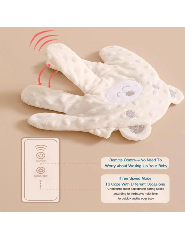 Palma Calmante Eléctrica para Bebés con Control Remoto 26x24cm