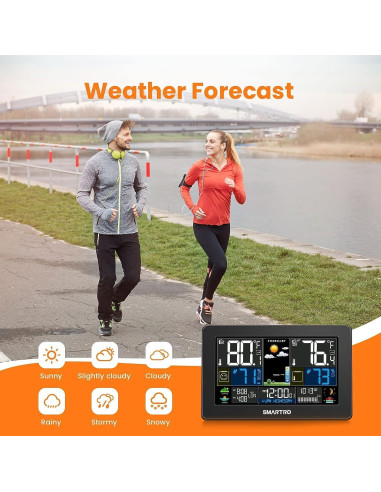 Estación Meteorológica SMARTRO SC93 Inalámbrica Interior Exterior