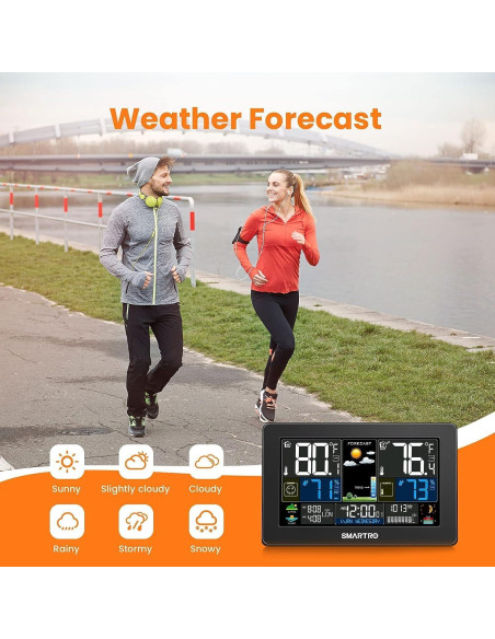 Estación Meteorológica SMARTRO SC93 Inalámbrica Interior Exterior