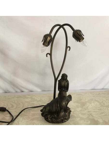 Lámpara de Mesa Tiffany Bieye L10625 Vidrio Templado 50.8 cm