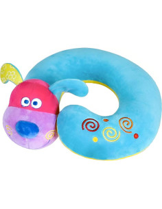 Almohada de Cuello para Niños Qianliyer Azul - Viaje Cómoda 2