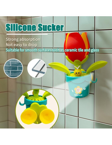 Juguete de Baño para Bebés Seeyoo Regadera de Flores 3+ Años
