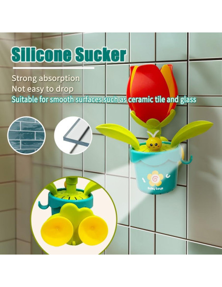 Juguete de Baño para Bebés Seeyoo Regadera de Flores 3+ Años