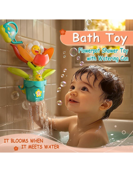Juguete de Baño para Bebés Seeyoo Regadera de Flores 3+ Años