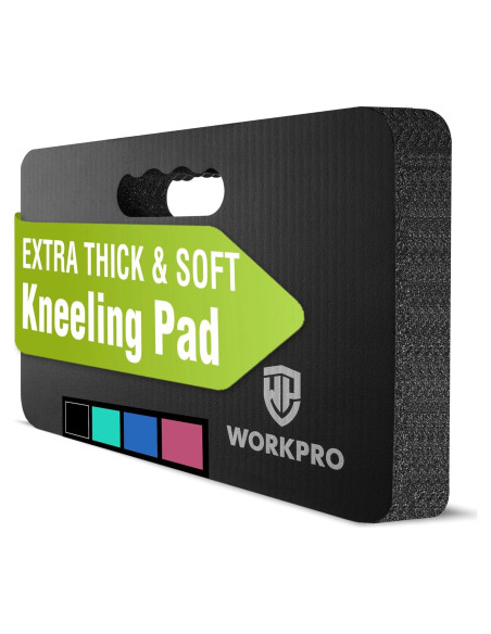 Almohadilla de Rodillas WORKPRO Acolchada 44.5x27.9cm Negra