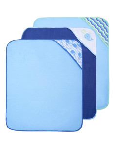 Toallas de bebé con capucha Buttons & Stitches, 3 unidades 66x76 cm 2