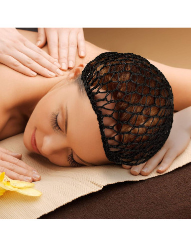 3 Gorras de Red de Cabello Snood Giugu de Rayón Suave