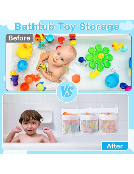 Organizador de Juguetes de Baño Meifannao 3 Compartimentos