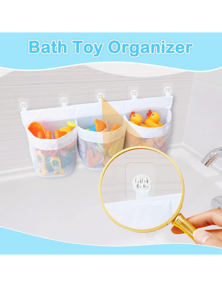 Organizador de Juguetes de Baño Meifannao 3 Compartimentos