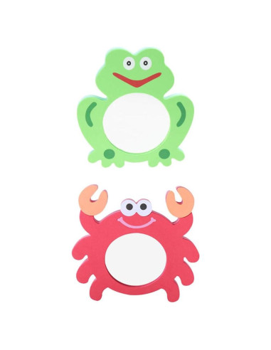 Juguete de baño TOYANDONA EVA Rana y Cangrejo 2 Piezas