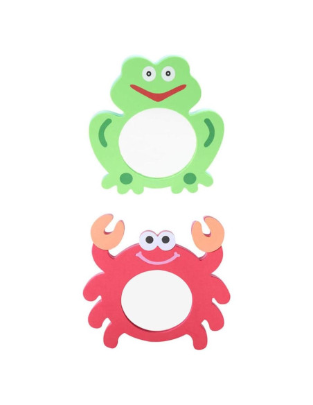 Juguete de baño TOYANDONA EVA Rana y Cangrejo 2 Piezas