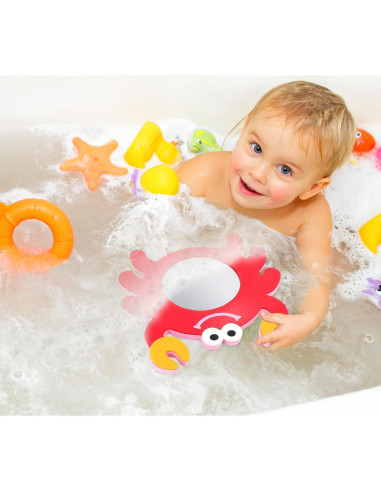 Juguete de baño TOYANDONA EVA Rana y Cangrejo 2 Piezas