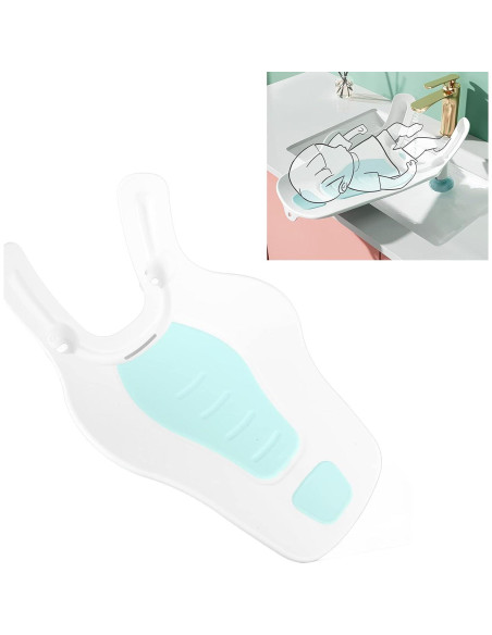 Bañera Plegable para Bebés Clean Rinse Verde Menta 31.8x51cm Bañera Plegable para Bebés Clean Rinse Verde Menta 31.8x51cm