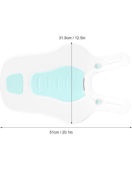 Bañera Plegable para Bebés Clean Rinse Verde Menta 31.8x51cm Bañera Plegable para Bebés Clean Rinse Verde Menta 31.8x51cm