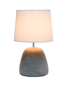 Lámpara de Mesa Simple Designs LT2058-WHT Blanca 43 cm 2