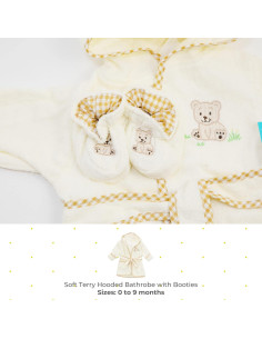 Bata de Baño de Felpa con Capucha Spasilk para Bebé Unisex 2