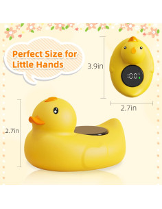 Termómetro de baño IOG Pato para bebés - Flotante y seguro 2