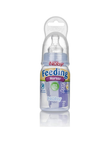Botella Estándar Nuby Tinted Nurser 120ml Libre de BPA