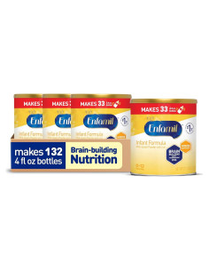 Fórmula Infantil Enfamil 600 g x 4 - DHA, Hierro y Probioticos