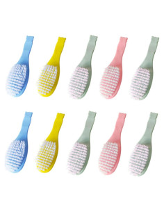 10 Cepillos para Bebé Beatifufu - Masaje Cuero Cabelludo 13.5cm