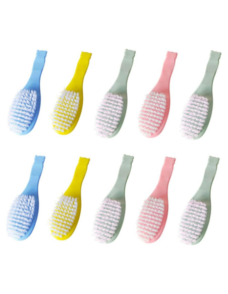 10 Cepillos para Bebé Beatifufu - Masaje Cuero Cabelludo 13.5cm 10 Cepillos para Bebé Beatifufu - Masaje Cuero Cabelludo 13.5cm
