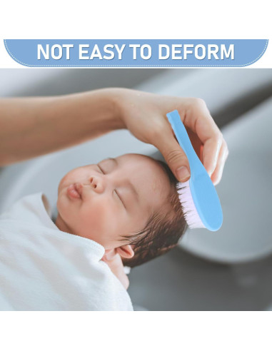 10 Cepillos para Bebé Beatifufu - Masaje Cuero Cabelludo 13.5cm