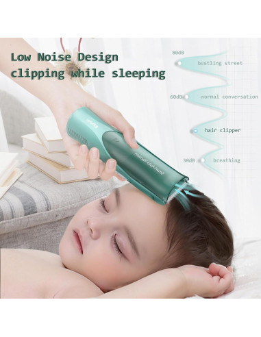 Cortadora de Cabello Eléctrica Zuxify para Bebés 0-12 Años
