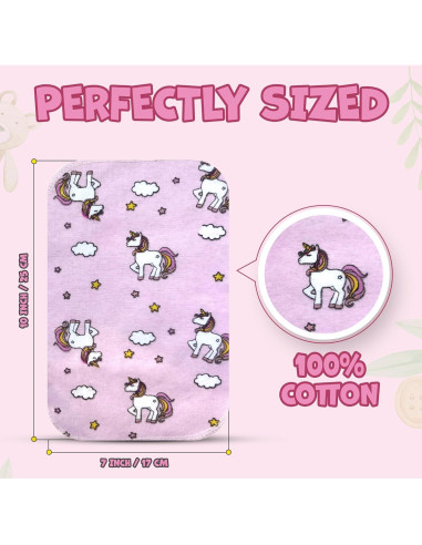 Paquete de 30 Paños de Baño Omilion 100% Algodón 18x25 cm