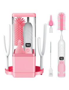 Limpiador Eléctrico de Botellas Aerofrog 8 en 1 Rosa