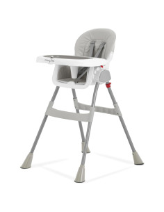 Silla Alta Portable 2-en-1 Dream On Me Gris - Convertible y Compacta