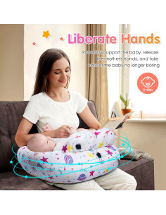 Cojín Inflable de Lactancia Portabuddy PB-106 Algodón 100% 2