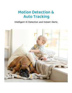 Monitor de Bebé Arenti WiFi 4MP con Visión Nocturna y Audio 2