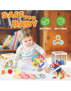 Juguetes Montessori para Bebés 6-12 Meses 5 en 1 CHILLIFE 2