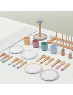 Juego de Cocina de Madera Lonico para Niños 3-6 Años 2