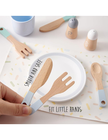 Juego de Cocina de Madera Lonico para Niños 3-6 Años