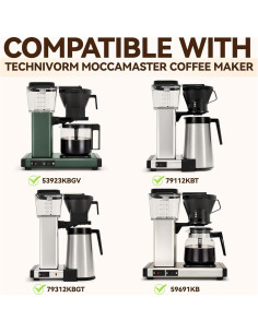 Filtro de café reutilizable Brikinte para Moccamaster 79112 2