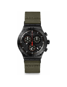 Reloj Swatch I New Chrono Unisex 43mm Cuarzo Negro Impermeable