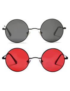 Gafas de sol redondas polarizadas PORADAY UV400 para mujeres