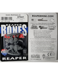 Miniaturas Jinetes de Lobos Goblin Reaper 25mm (2 Unidades) 2