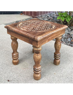 Altar de Meditación DharmaObjects de Madera de Mango 30.48 cm 2