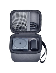 Funda PAIYULE para Cargador Anker 3-en-1 MagSafe Gris