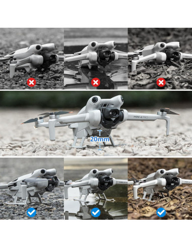 Patas de Aterrizaje STARTRC para Drone DJI Mini 4 Pro