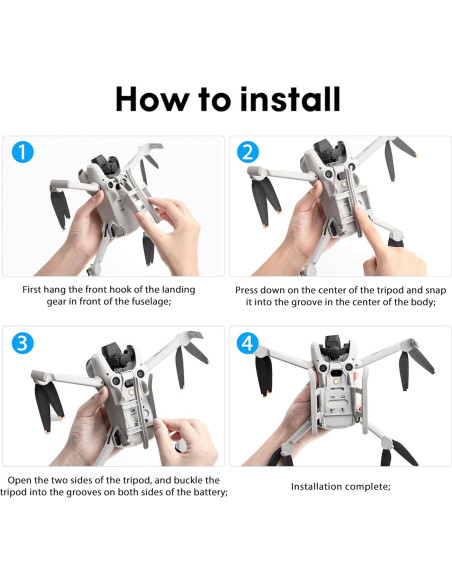 Patas de Aterrizaje STARTRC para Drone DJI Mini 4 Pro