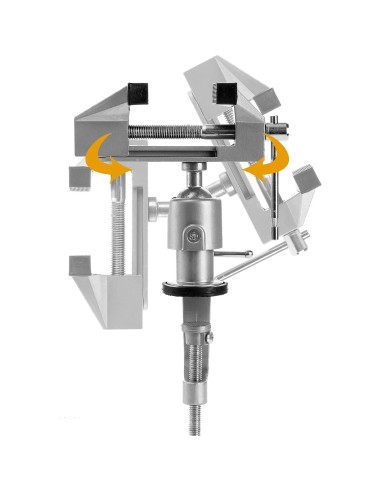 Morsa de Mesa Fasmov 2 en 1 Ajustable 360 Aluminio 0.99kg